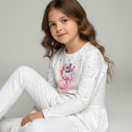 Satsiga pika varrukaga särk LOORE