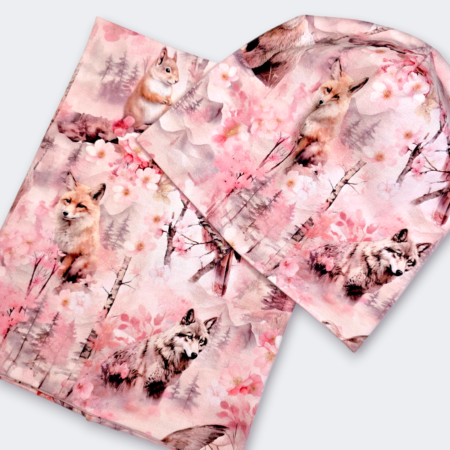 Topeltpuuvillane müts ja sall