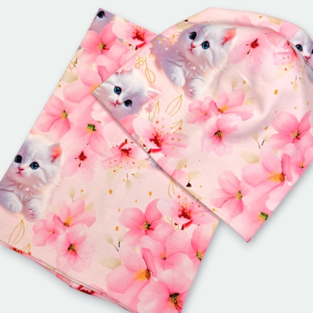 Topeltpuuvillane müts ja sall